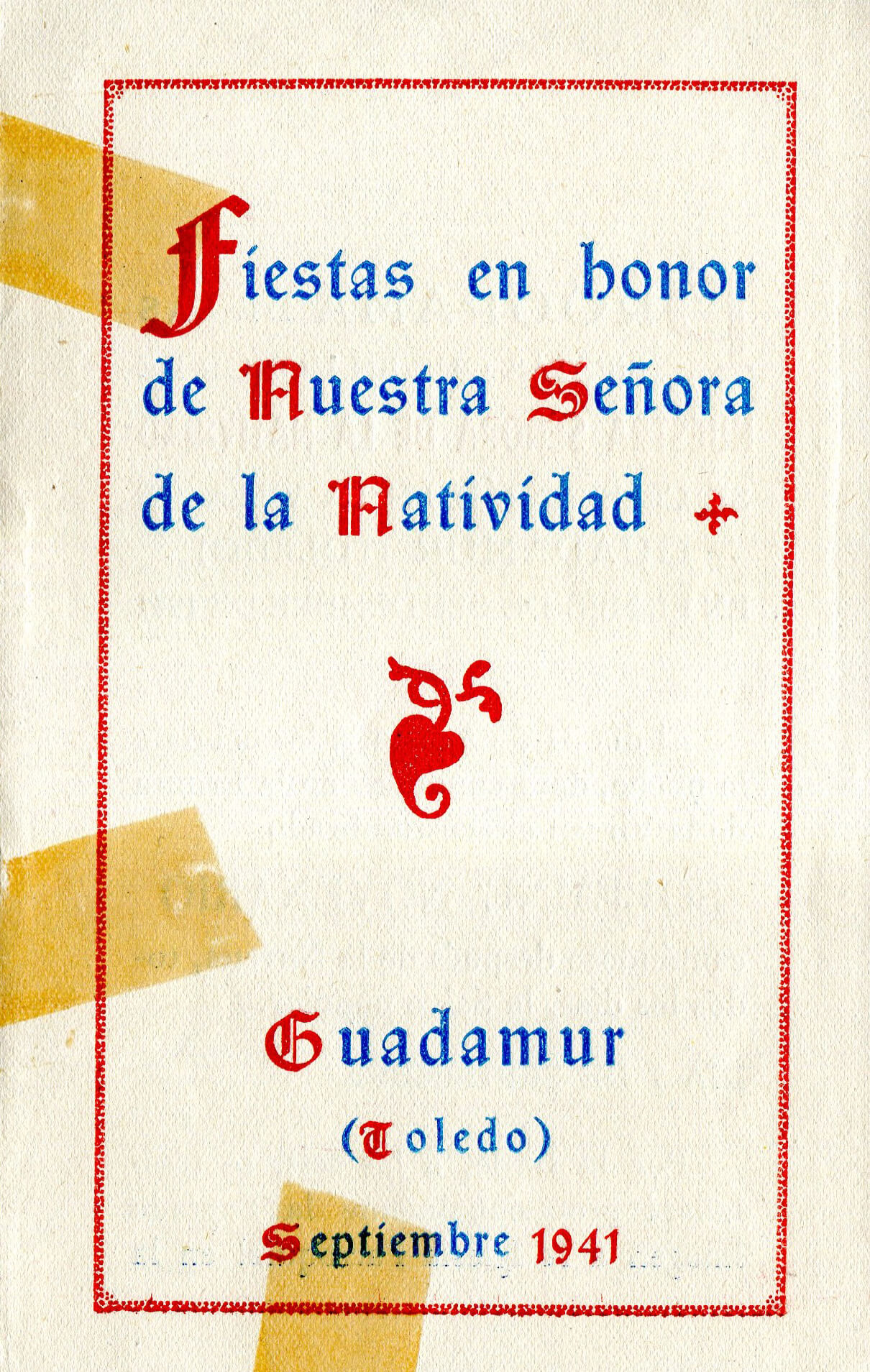 1941 – Programa de fiestas